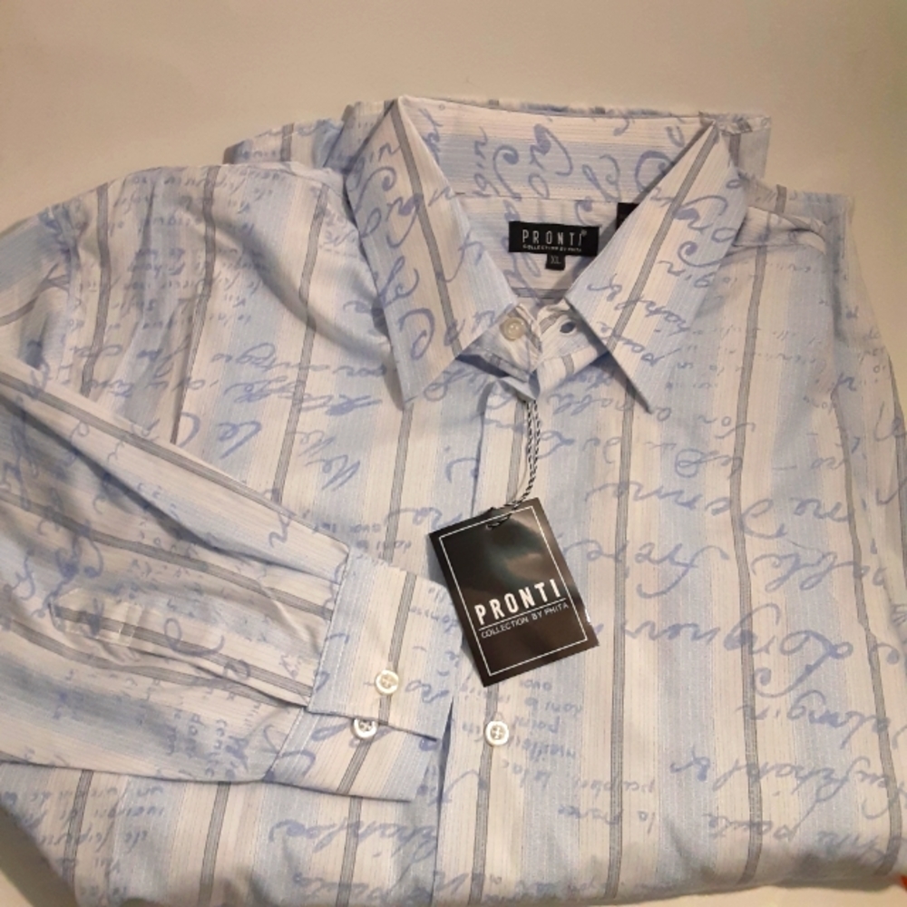 Men's Pronti Collection by Phita Button  Up Shirt Size XL